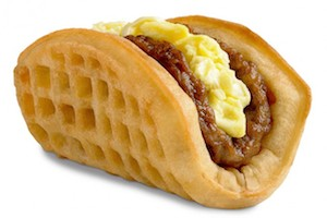 Illustration for article titled Flatizza Vs. Waffle Taco: A Fast-Food Smackdown For The Ages